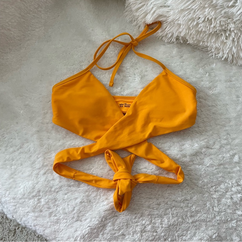 Aerie Scoop Wrap Bikini Top
